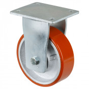 Roulette Fixe Charge Lourde Polyuréthane - Ø150mm - 800kg