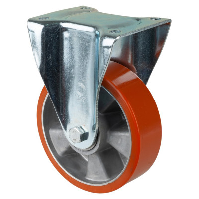 Roulette Fixe Charge Lourde Polyuréthane - Ø160mm - 600kg
