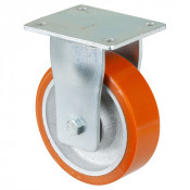 Roulette Fixe Charge Lourde Polyuréthane - Ø160mm - 850kg