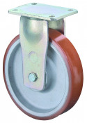 Roulette Fixe Charge Lourde Polyuréthane - Ø200mm - 1000kg
