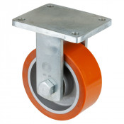 Roulette Fixe Charge Lourde Polyuréthane - Ø200mm - 1400kg
