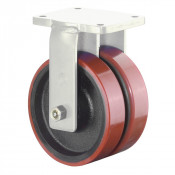 Roulette Fixe Charge Lourde Polyuréthane - Ø200mm - 2000kg