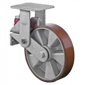 Roulette Fixe Charge Lourde Polyuréthane - Ø200mm - 600kg