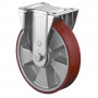 Roulette Fixe Charge Lourde Polyuréthane - Ø200mm - 800kg