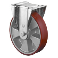 Roulette Fixe Charge Lourde Polyuréthane - Ø200mm - 800kg