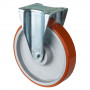 Roulette Fixe Charge Lourde Polyuréthane - Ø250mm - 1200kg