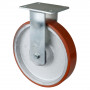Roulette Fixe Charge Lourde Polyuréthane - Ø250mm - 1200kg