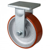 Roulette Fixe Charge Lourde Polyuréthane - Ø250mm - 1600kg