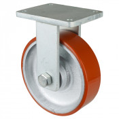 Roulette Fixe Charge Lourde Polyuréthane - Ø250mm - 1600kg