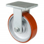 Roulette Fixe Charge Lourde Polyuréthane - Ø250mm - 1600kg