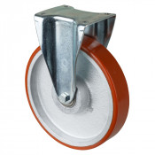 Roulette Fixe Charge Lourde Polyuréthane - Ø250mm - 600kg