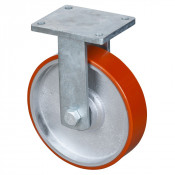 Roulette Fixe Charge Lourde Polyuréthane - Ø300mm - 2000kg