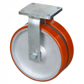 Roulette Fixe Charge Lourde Polyuréthane - Ø300mm - 2000kg