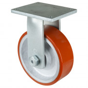 Roulette Fixe Charge Lourde Polyuréthane - Ø300mm - 2800kg