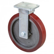 Roulette Fixe Charge Lourde Polyuréthane - Ø400mm - 2500kg