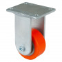 Roulette Fixe Charge Lourde Polyuréthane - Ø80mm - 250kg