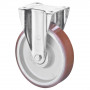 Roulette Fixe Charge Lourde Polyuréthane - Ø82mm - 650kg