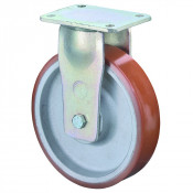 Roulette Fixe Charge Lourde Polyuréthane - Ø85mm - 800kg