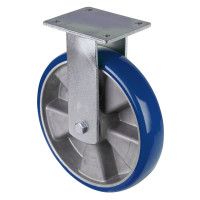 Roulette Fixe Charge Lourde Polyuréthane moulé Besothane - Ø250mm - 1000kg Roulette Fixe Charge Lourde Polyuréthane moulé Besothane - Ø250mm - 1000kg