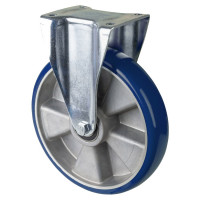 Roulette Fixe Charge Lourde Polyuréthane moulé Besothane - Ø250mm - 600kg Roulette Fixe Charge Lourde Polyuréthane moulé Besothane - Ø250mm - 600kg