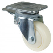 Roulette Pivotante à frein Charge Lourde Plastique - Ø125mm - 450kg