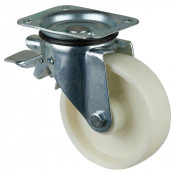 Roulette Pivotante à frein Charge Lourde Plastique - Ø150mm - 400kg