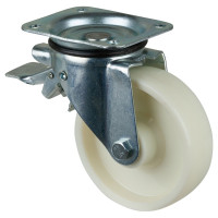 Roulette Pivotante à frein Charge Lourde Plastique - Ø150mm - 400kg