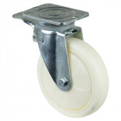 Roulette Pivotante à frein Charge Lourde Plastique - Ø200mm - 600kg
