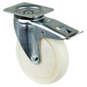 Roulette Pivotante à frein Charge Lourde Plastique - Ø200mm - 750kg