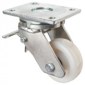 Roulette Pivotante à frein Charge Lourde Polyamide - Ø100mm - 450kg