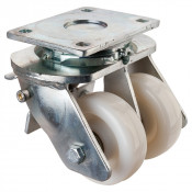 Roulette Pivotante à frein Charge Lourde Polyamide - Ø100mm - 900kg