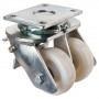 Roulette Pivotante à frein Charge Lourde Polyamide - Ø100mm - 900kg