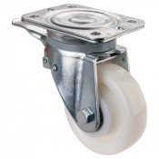 Roulette Pivotante à frein Charge Lourde Polyamide - Ø125mm - 600kg