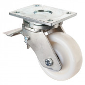 Roulette Pivotante à frein Charge Lourde Polyamide - Ø125mm - 700kg