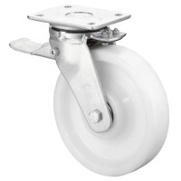 Roulette Pivotante à frein Charge Lourde Polyamide - Ø150mm - 900kg Roulette Pivotante à frein Charge Lourde Polyamide - Ø150mm - 900kg