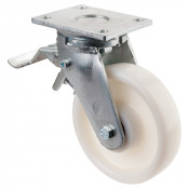 Roulette Pivotante à frein Charge Lourde Polyamide - Ø175mm - 500kg
