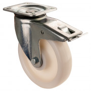 Roulette Pivotante à frein Charge Lourde Polyamide - Ø200mm - 1000kg