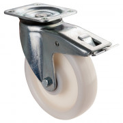 Roulette Pivotante à frein Charge Lourde Polyamide - Ø200mm - 1200kg