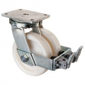Roulette Pivotante à frein Charge Lourde Polyamide - Ø200mm - 2000kg