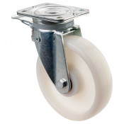 Roulette Pivotante à frein Charge Lourde Polyamide - Ø200mm - 600kg