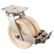 Roulette Pivotante à frein Charge Lourde Polyamide - Ø250mm - 2000kg