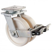Roulette Pivotante à frein Charge Lourde Polyamide - Ø300mm - 4000kg