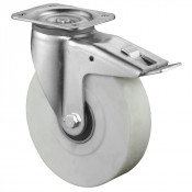 Roulette Pivotante à frein Charge Lourde Polyamide moulé - Ø125mm - 1000kg