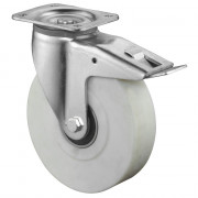 Roulette Pivotante à frein Charge Lourde Polyamide moulé - Ø125mm - 1000kg