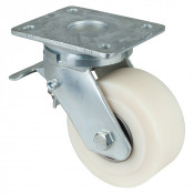 Roulette Pivotante à frein Charge Lourde Polyamide moulé - Ø125mm - 900kg