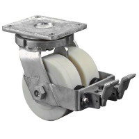 Roulette Pivotante à frein Charge Lourde Polyamide moulé - Ø150mm - 2000kg