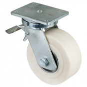 Roulette Pivotante à frein Charge Lourde Polyamide moulé - Ø200mm - 2000kg