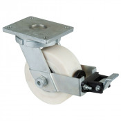 Roulette Pivotante à frein Charge Lourde Polyamide moulé - Ø200mm - 4500kg