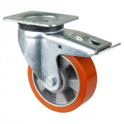 Roulette Pivotante à frein Charge Lourde Polyuréthane - Ø150mm - 550kg
