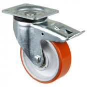 Roulette Pivotante à frein Charge Lourde Polyuréthane - Ø150mm - 800kg
